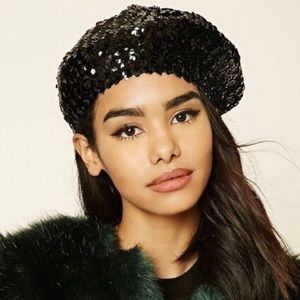 Sisley Sequin Baret Hat